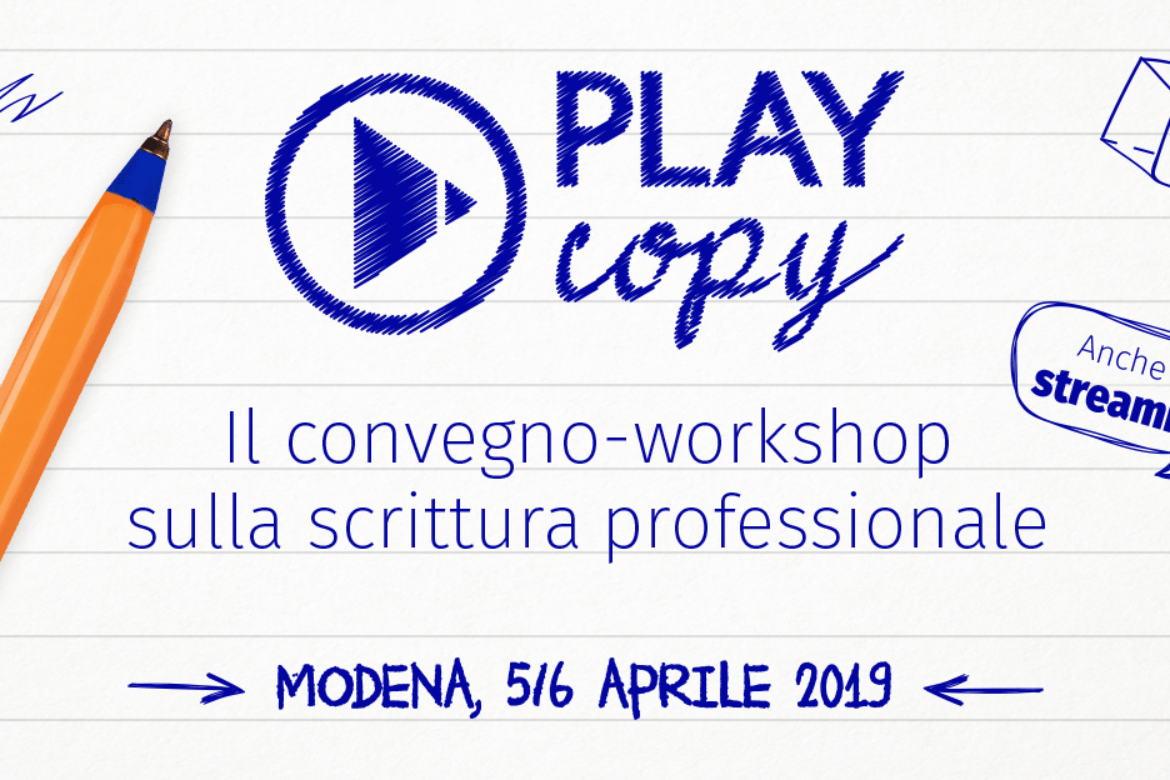 5 lezioni di scrittura dal Playcopy 2019